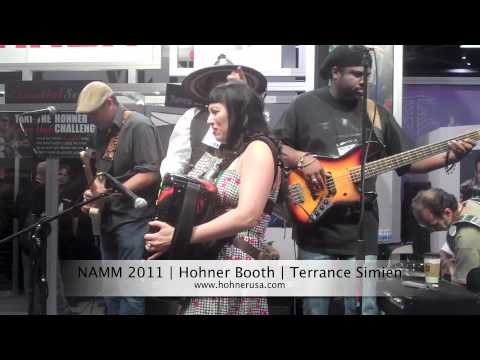 Terrance Simien Plays the Hohner booth at NAMM 2011