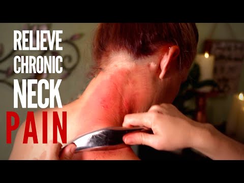 Relieve Stiff neck pain! W/ Gua Sha Massage for the Neck