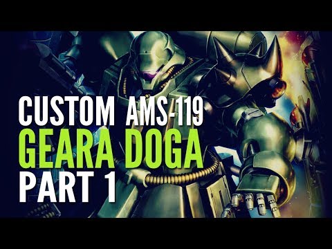 1/100 MG  Customized AMS-119 Geara Doga Project - Part 1 | Proportion Testing & Conceptualizing