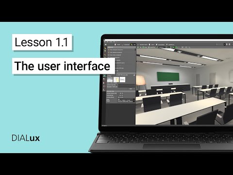 1.1 How does the DIALux evo user interface work?
