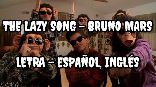 Bruno Mars - The Lazy Song | Letra - Español, Inglés