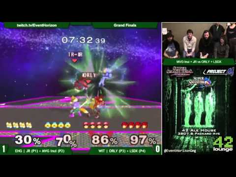 Construct 37 - EHG|JR + MVG|Inui vs WIT|ORLY + LSDX - Melee Doubles GFs