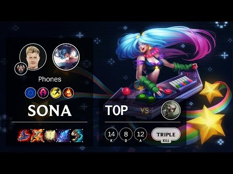 Sona Top vs Camille - EUW Challenger Patch 10.3