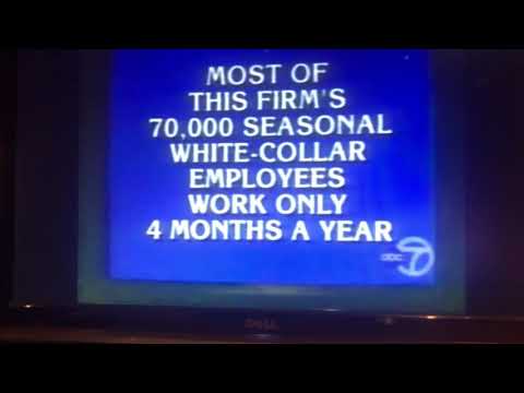 Jeopardy Final Round (November 30,2004)