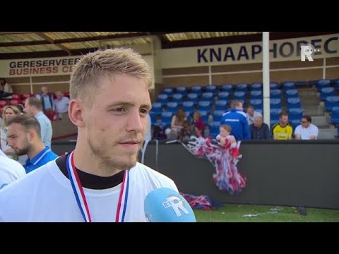 Jean-Paul van Leeuwen na afloop van Excelsior Maassluis - FC Lienden