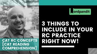 3 things to include in your RC practice right now!
