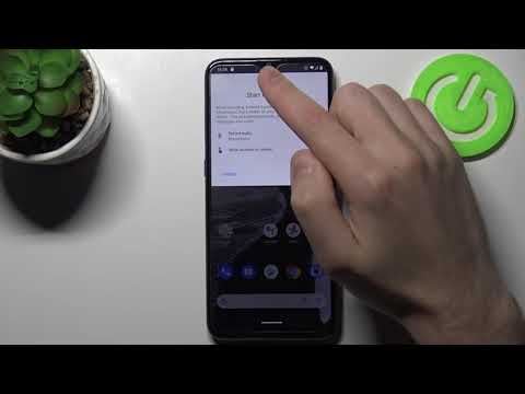 How to Enable/Disable Touches on NOKIA G20 Screen Recording