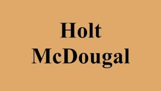 Holt McDougal