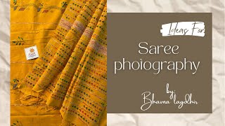 Saree photoshoot at home | home photography | saree photo style | website product photography