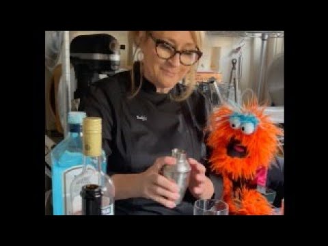 Judy Ludy and Puppet Craft…Negroni Cocktails + Puppet's Hangover!