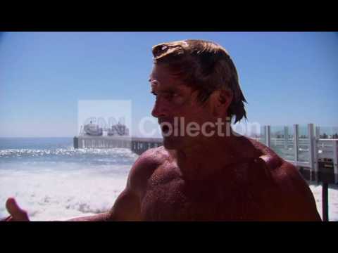 CA BIG SURF:LAIRD HAMILTON-BIGGEST WAVES IN YEARS