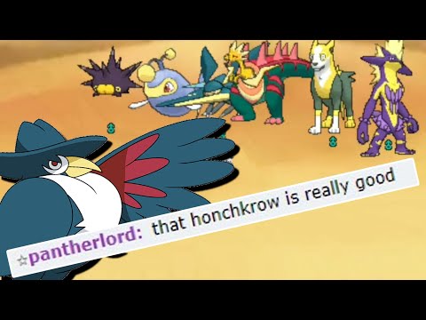 Honchkrow Sweeps Full Electric Team