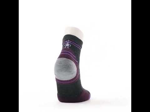 Women's Hike Targeted Cushion Ankle Socks col. Grey | Smartwool®