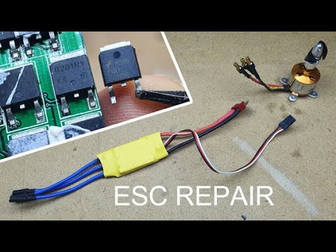 Brushless ESC repair / 0201NY Mosfet / Fırçasız ESC tamiri nasıl yapılır / Mosfet değişimi