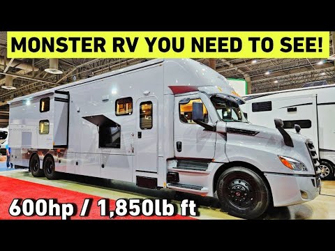 SUPER C Renegade RV on a CASCADIA 600HP! 1,850lb ft chassis!