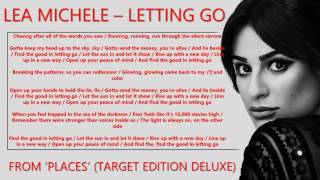 Lea Michele - LETTING GO (Lyrics)