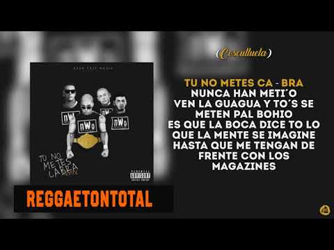 Tu No Metes Cabra Remix Letra   Bad Bunny ft Cosculluela, daddy Yankee, Anuel AA