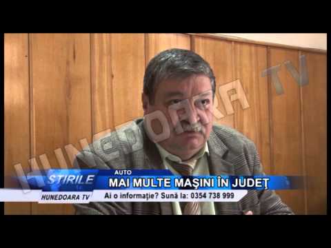 MAI MULTE MAŞINI ÎN JUDEŢ