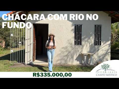CHÁCARA PRONTA COM RIO NA DIVISA EM BUENO BRANDÃO-MG