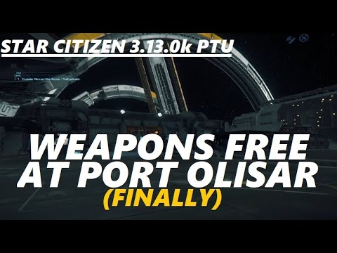 Star Citizen 3.13.0k PTU Weapons Free at Port Olisar