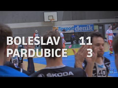 1. ČTVRTFINÁLE TIPSPORT SUPERLIGY: Technology Florbal MB vs. Sokol Pardubice 11:3