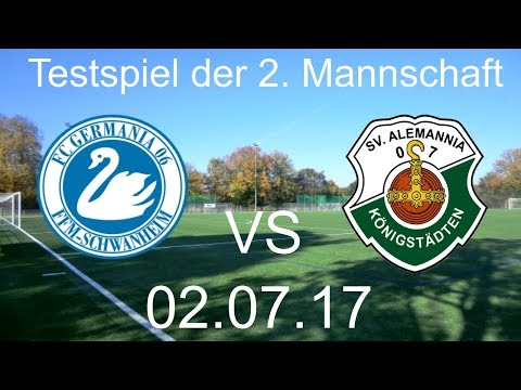SV Alemannia Königstädten - Germania Schwanheim II | 02.07.2017 | Testspiel der 2. Mannschaft
