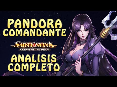 PANDORA COMANDANTE! ANALISIS COMPLETO! HABILIDADES! COSMO! EQUIPOS! Saint Seiya Awakening