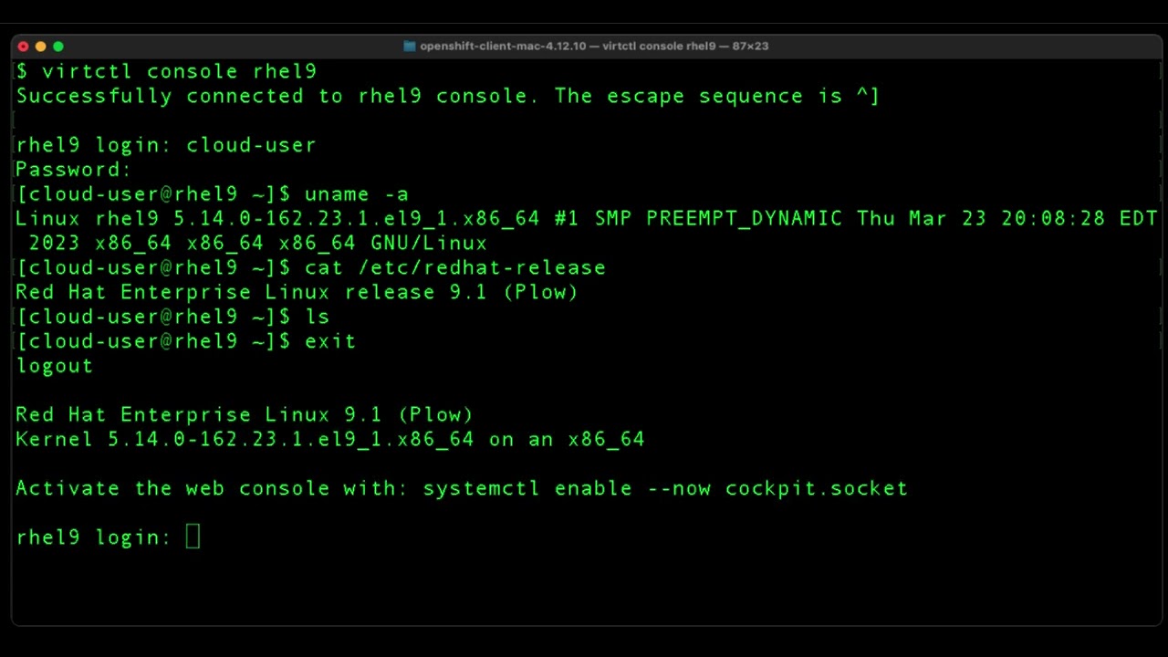 OpenShift Virtualization Demo