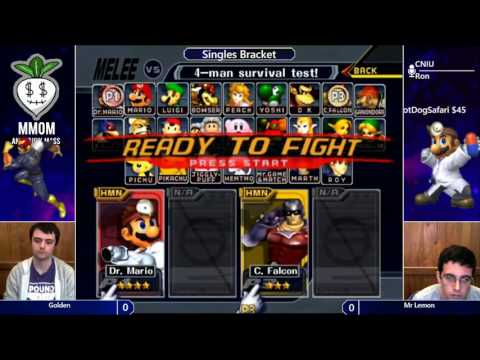 Mr Lemon (Dr Mario) vs Golden (Captain Falcon) - MMOM78