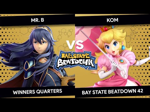 Bay State Beatdown 42 - KOM (Peach) vs Mr. B (Lucina) - Winners Quarters