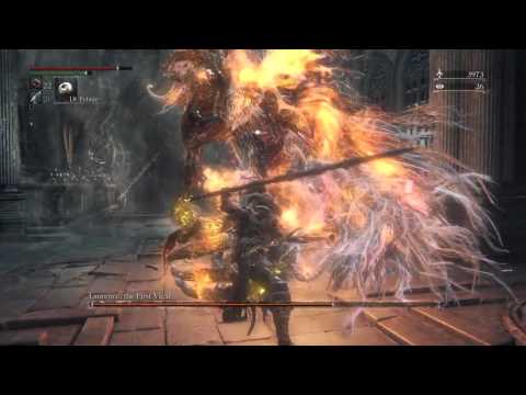 How to heal Laurence, the First Vicar (Bloodborne: The Old Hunters)