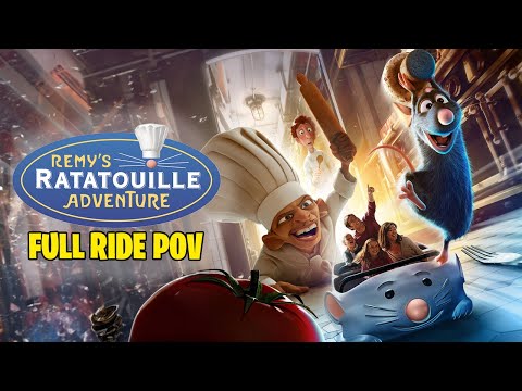 REMY'S RATATOUILLE ADVENTURE - Full Ride POV + Queue Tour - EPCOT