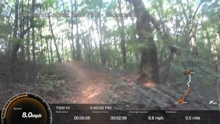 Cloudland Canyon State Park - Slickenslide Trail from 5 Points Hub to Fugget Lift.