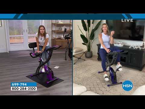 FitQuest Upright Flex Express and Recumbent Bike with Re...