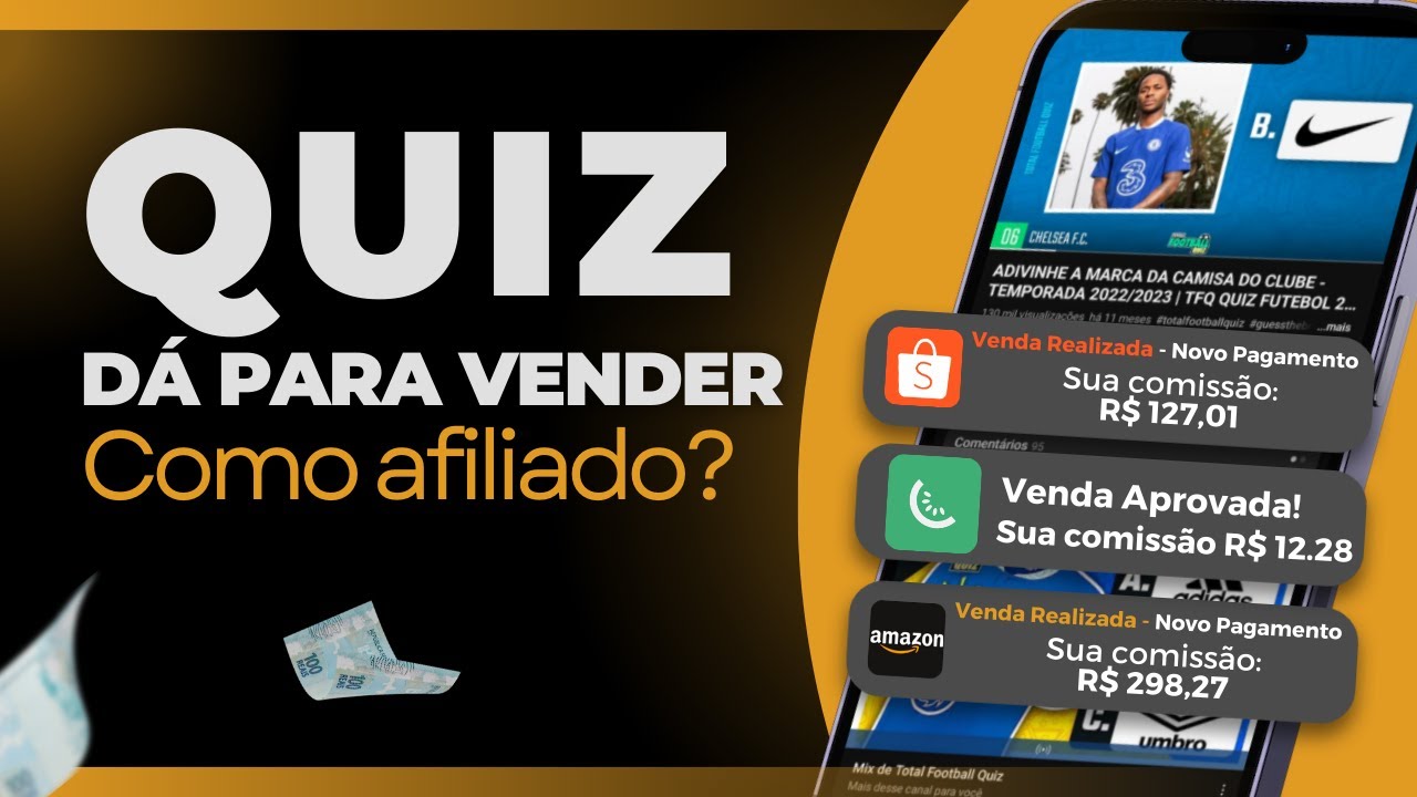 🟨 Passo a Passo Para Vender Como AFILIADO em Vídeos Quiz de Conteúdo Infantil Sem Aparecer