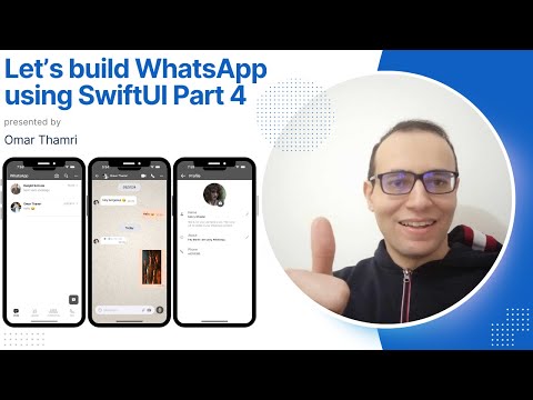 SwiftUI WhatsApp Clone - Firebase - Part 4 - Circular Profile Image View