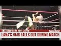 Lana S Hair Falls Out During A Live Event Match VIDEO