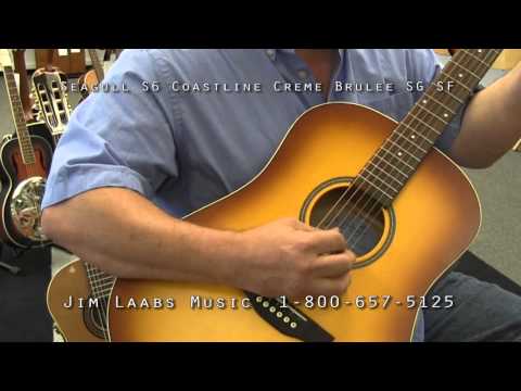 Пример звучания акустической гитары Seagull Coastline S6