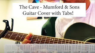 The Cave - Mumford &amp; Sons Guitar Cover (with Tabs) | Tutorial