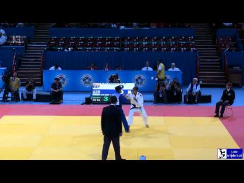Judo 2011 World Championships Paris: Carrascosa (ESP) - Berdygulova (UZB) [-52kg]