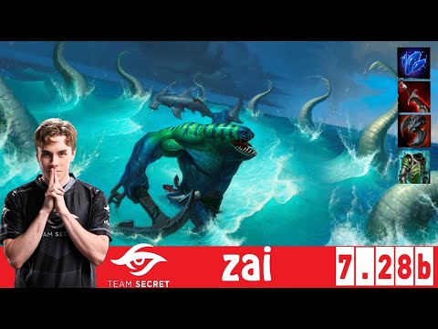 [DOTA 2] Team SECRET.zai the TIDEHUNTER [OFFLANE] [7.28B]