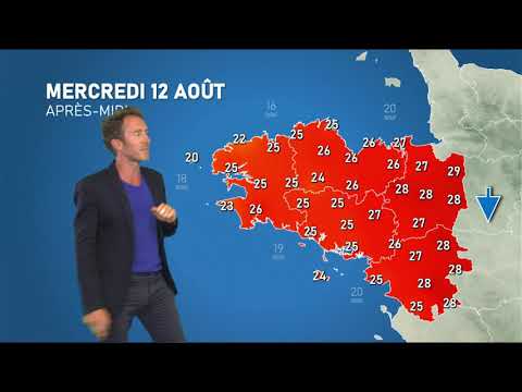 Illustration de l'actualité Bulletin météo pour le mercredi 12 août 2020