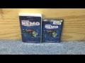 Two Different Versions Of Finding Nemo VHS And DVD