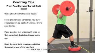533. Front Foot Elevated Barbell Split Squat