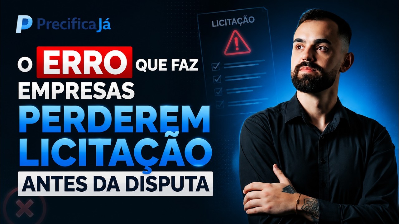 PrecificaJá — O erro que faz empresas perderem licitação antes da disputa