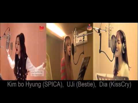 Let it go (Frozen Movie) - Kim bo Hyung (SPICA),  UJi (Bestie),  Dia (KissCry)