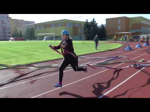 SDH Tísek Míša Krayzlová 100m překážek 1  pokus okres Kopřivnice 2019