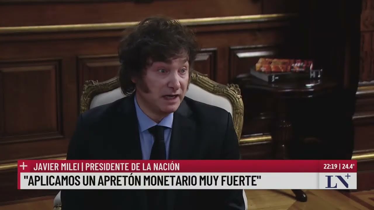 Javier Milei mano a mano con Esteban Trebucq, entrevista completa