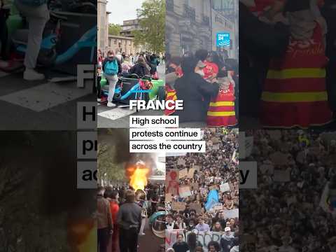 From Paris to Marseille, high school protests continue across France