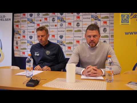 Presskonferens, Falkenbergs FF - Jönköping Södra, Allsvenskan 2016